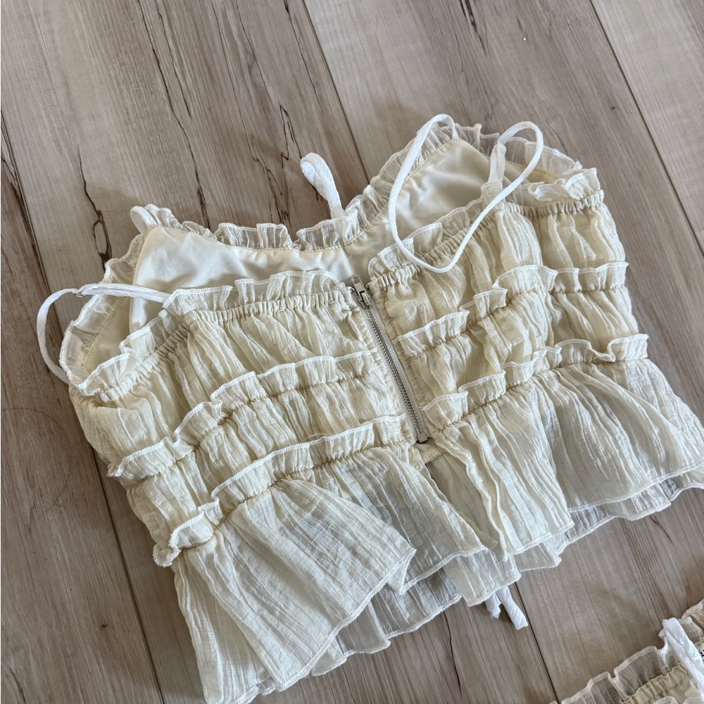 12th Tribe Maxi Skirt and Crop Top Set - Picture 3 of 9